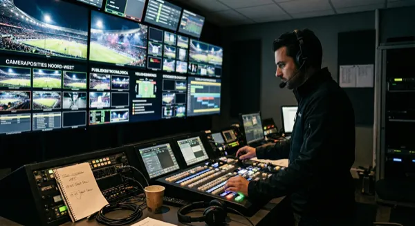 Meerdere informatieschermen in een winkelcentrum