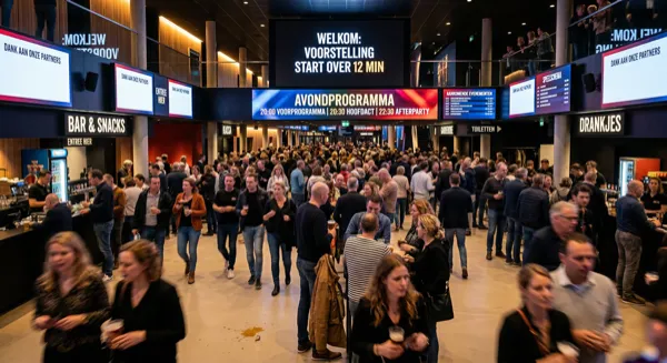 Publiek juicht bij een sportwedstrijd in een stadion